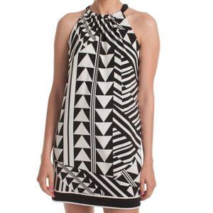 Trina Turk Tie-Neck 'Incredibles 2' Rancho Dress